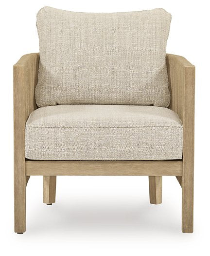 Spooners Cove Outdoor Lounge Chair with Cushion (Set of 2) - Furniture 4 Less (Jacksonville, NC)