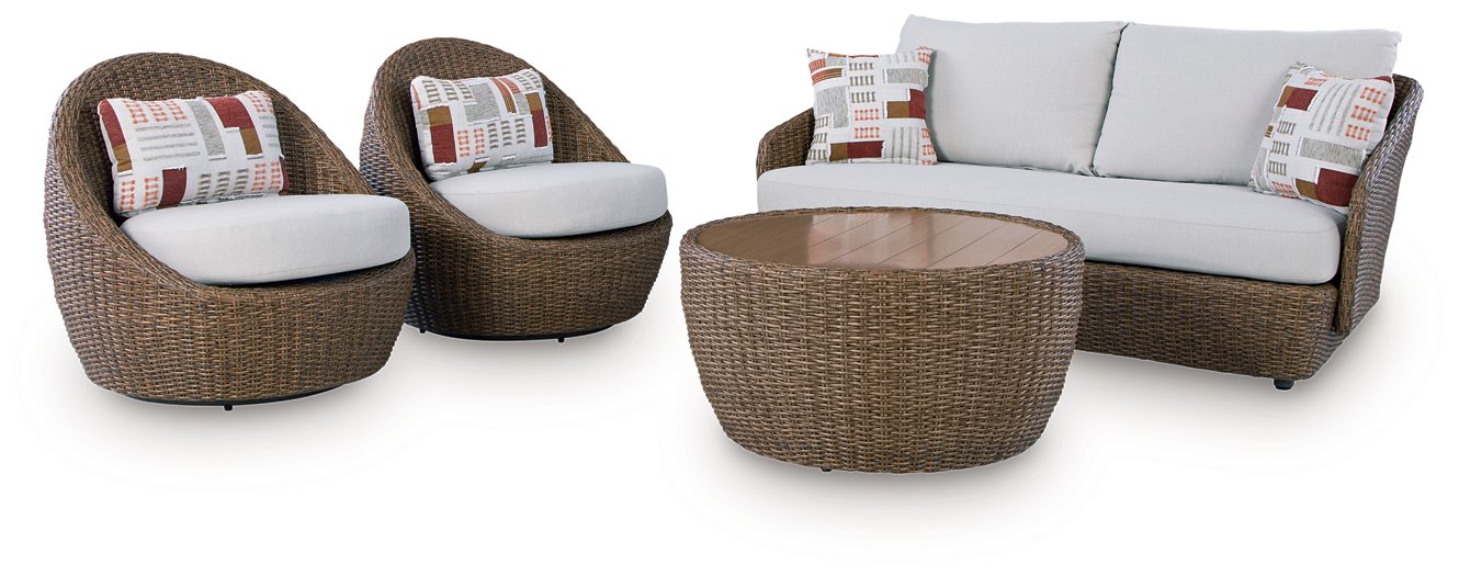 Double Point Outdoor Seating Set - Furniture 4 Less (Jacksonville, NC)