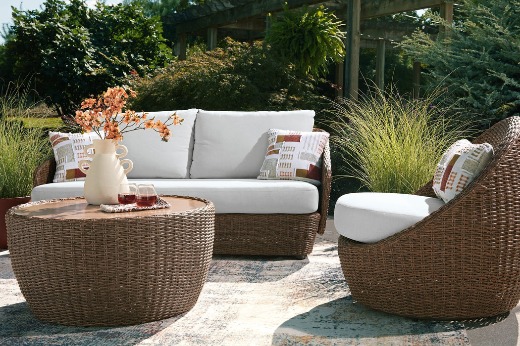 Double Point Outdoor Seating Set - Furniture 4 Less (Jacksonville, NC)