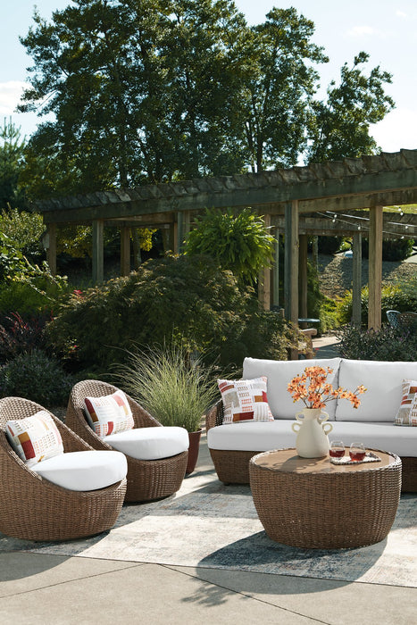Double Point Outdoor Seating Set - Furniture 4 Less (Jacksonville, NC)