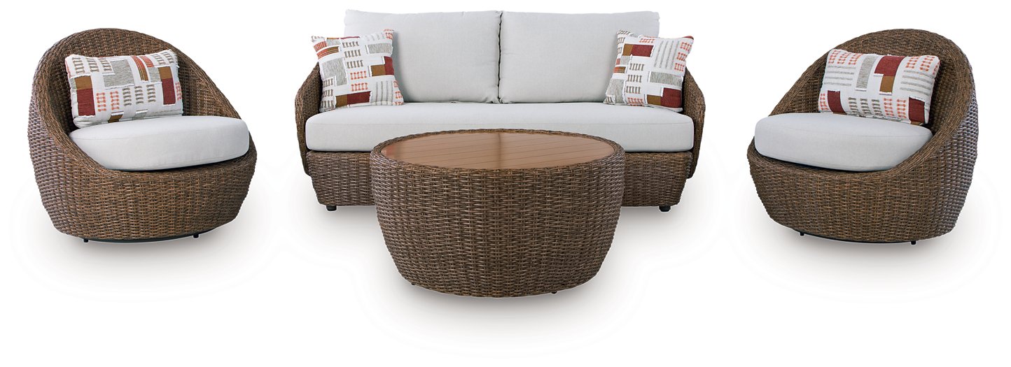 Double Point Outdoor Seating Set - Furniture 4 Less (Jacksonville, NC)