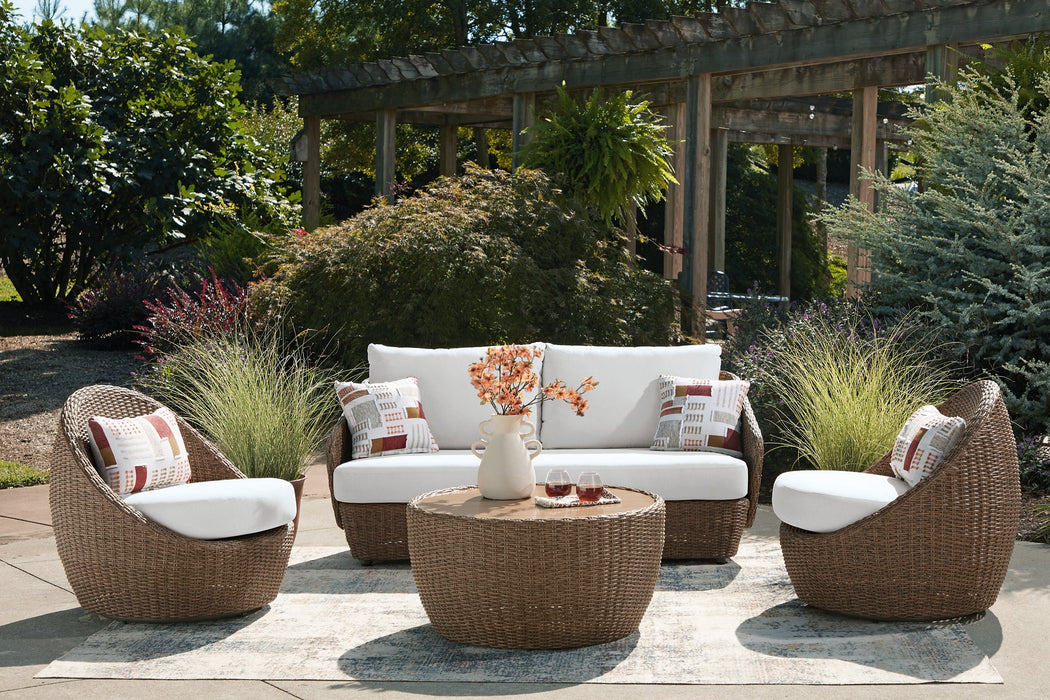 Double Point Outdoor Seating Set - Furniture 4 Less (Jacksonville, NC)