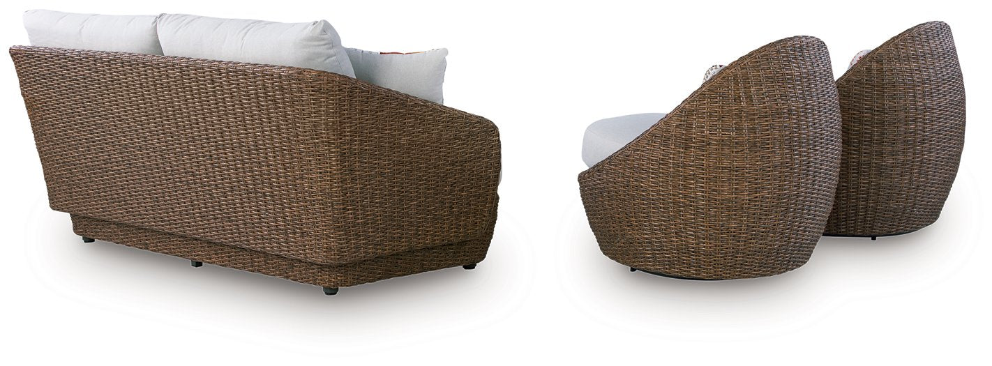 Double Point Outdoor Seating Set - Furniture 4 Less (Jacksonville, NC)