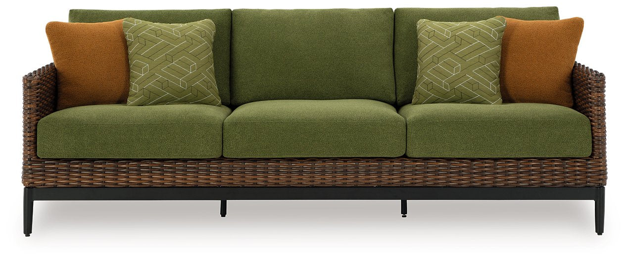 Horizon Hall Outdoor Sofa with Cushion - Furniture 4 Less (Jacksonville, NC)