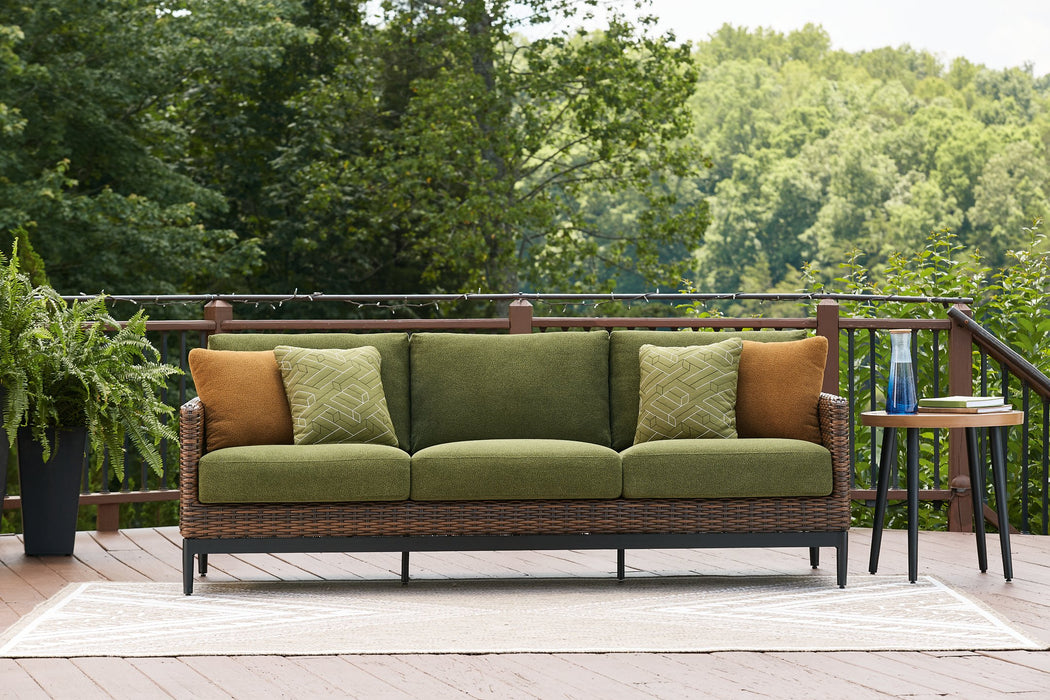 Horizon Hall Outdoor Sofa with Cushion - Furniture 4 Less (Jacksonville, NC)