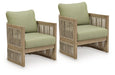 Serena Shores Outdoor Lounge Chair (Set of 2) - Furniture 4 Less (Jacksonville, NC)
