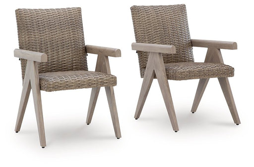 Cliff Trails Outdoor Arm Chair (Set of 2) - Furniture 4 Less (Jacksonville, NC)