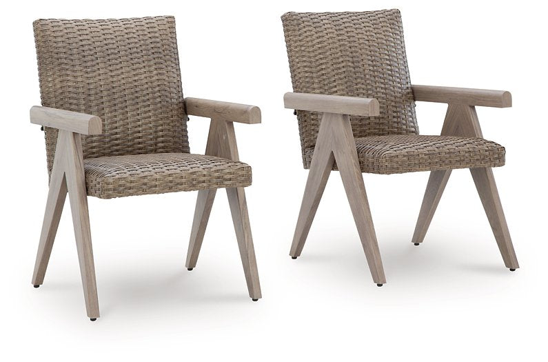 Cliff Trails Outdoor Arm Chair (Set of 2) - Furniture 4 Less (Jacksonville, NC)