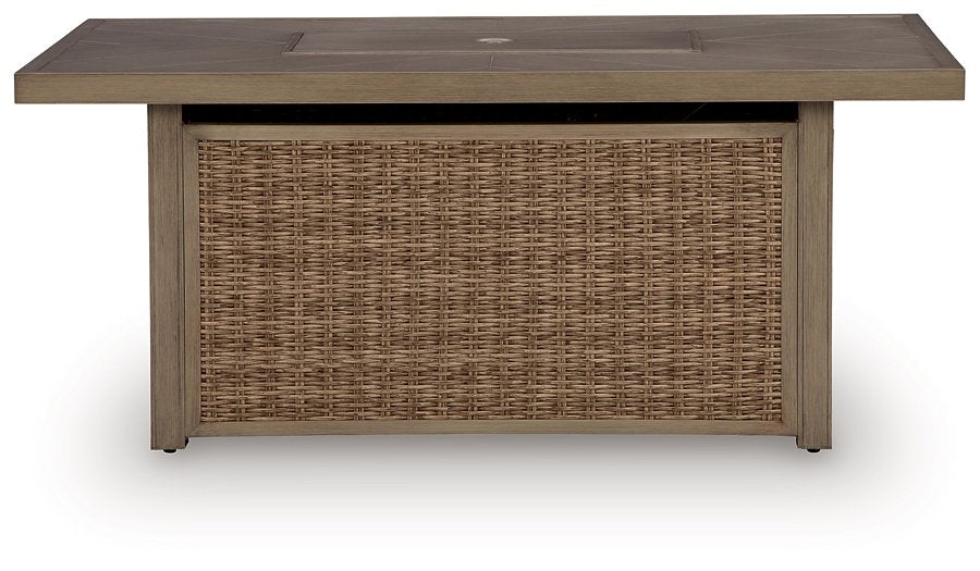 Laguna Heights Outdoor Fire Pit Table - Furniture 4 Less (Jacksonville, NC)