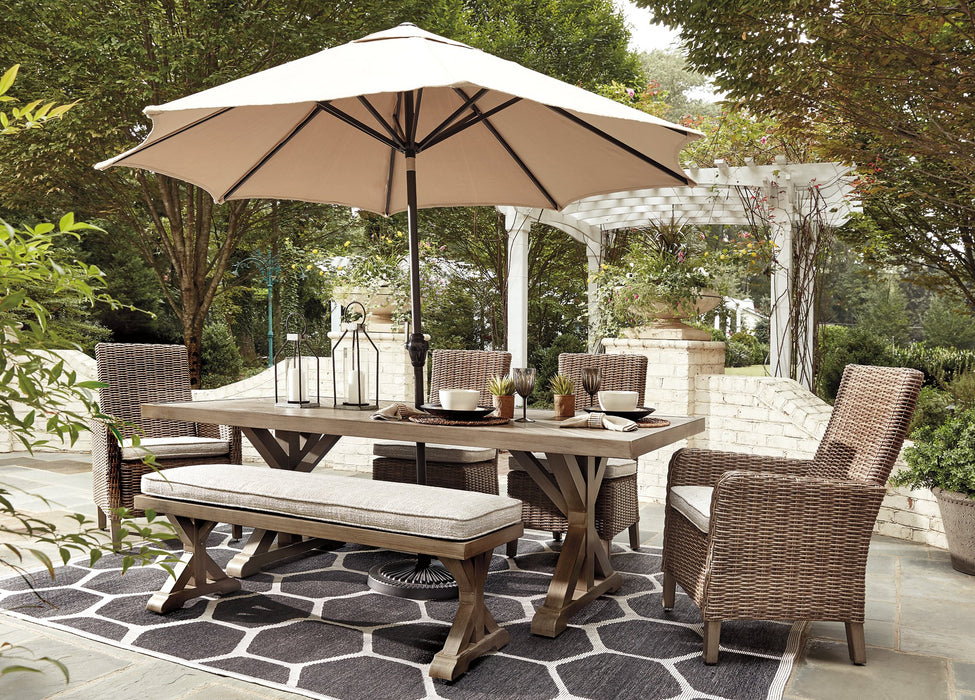 Beachcroft Outdoor Dining Set - Furniture 4 Less (Jacksonville, NC)