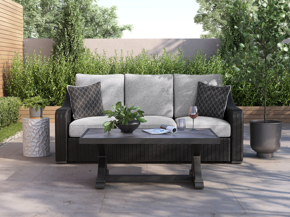 Beachcroft Outdoor Sofa with Cushion - Furniture 4 Less (Jacksonville, NC)