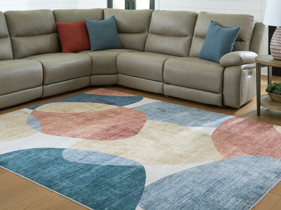 Chanleigh Washable 7'6" x 9'6" Area Rug - Furniture 4 Less (Jacksonville, NC)