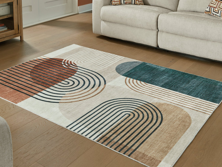 Farrendale Washable Area Rug - Furniture 4 Less (Jacksonville, NC)