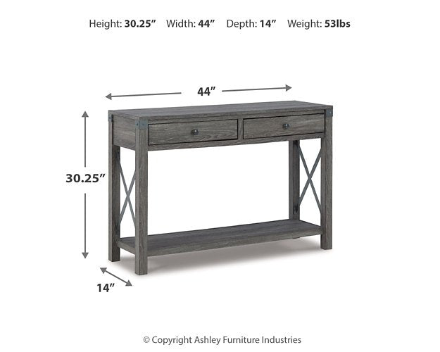 Freedan Sofa/Console Table - Furniture 4 Less (Jacksonville, NC)