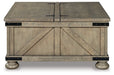 Aldwin Coffee Table With Storage - Furniture 4 Less (Jacksonville, NC)