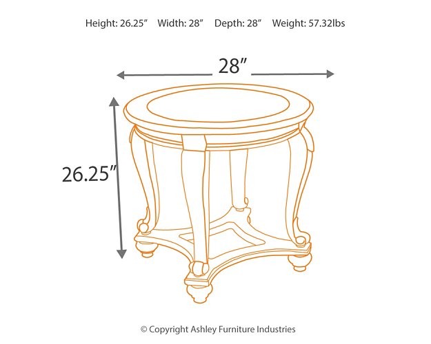 Norcastle End Table - Furniture 4 Less (Jacksonville, NC)