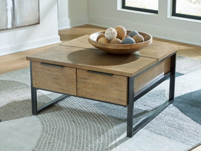 Montia Lift-Top Coffee Table - Furniture 4 Less (Jacksonville, NC)
