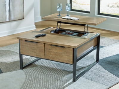 Montia Lift-Top Coffee Table - Furniture 4 Less (Jacksonville, NC)