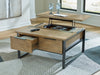 Montia Lift-Top Coffee Table - Furniture 4 Less (Jacksonville, NC)