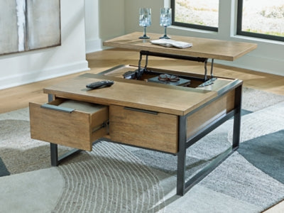 Montia Lift-Top Coffee Table - Furniture 4 Less (Jacksonville, NC)