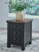 Wildenauer Chairside End Table - Furniture 4 Less (Jacksonville, NC)