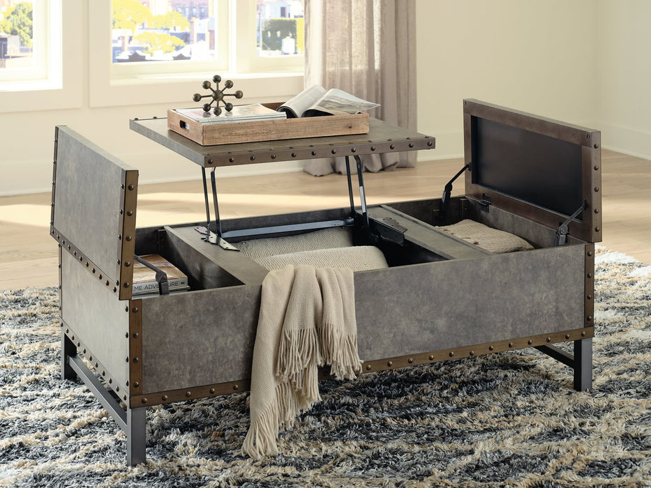 Derrylin Lift-Top Coffee Table - Furniture 4 Less (Jacksonville, NC)