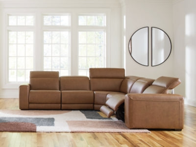 Magic Man 5-Piece Power Reclining Sectional - Furniture 4 Less (Jacksonville, NC)