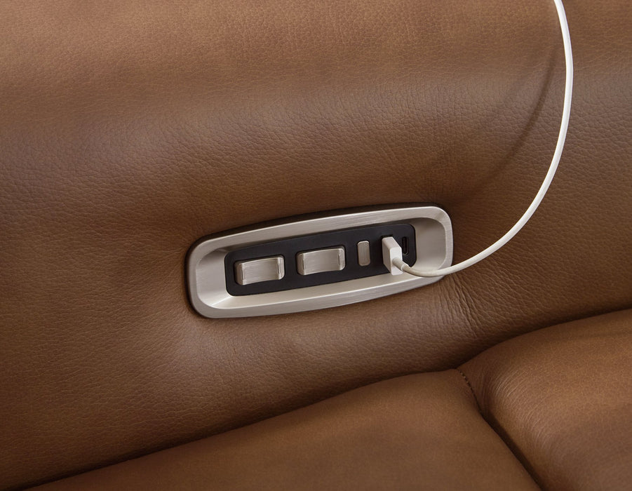 Magic Man 5-Piece Power Reclining Sectional - Furniture 4 Less (Jacksonville, NC)