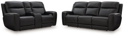 5Z-Comfort Power Reclining Living Room Set - Furniture 4 Less (Jacksonville, NC)