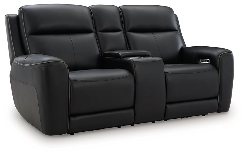 5Z-Relaxation Power Reclining Loveseat with Console - Furniture 4 Less (Jacksonville, NC)