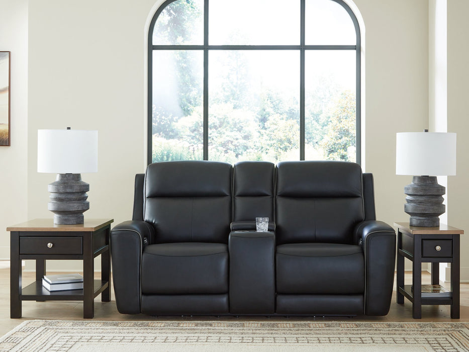 5Z-Relaxation Power Reclining Loveseat with Console - Furniture 4 Less (Jacksonville, NC)