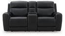 5Z-Relaxation Power Reclining Loveseat with Console - Furniture 4 Less (Jacksonville, NC)