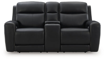 5Z-Relaxation Power Reclining Loveseat with Console - Furniture 4 Less (Jacksonville, NC)