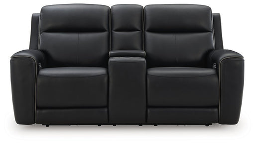 5Z-Relaxation Power Reclining Loveseat with Console - Furniture 4 Less (Jacksonville, NC)