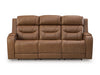 Knightington Power Reclining Sofa with Audio Seating - Furniture 4 Less (Jacksonville, NC)