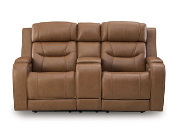 Knightington Power Reclining Loveseat with Audio Seating - Furniture 4 Less (Jacksonville, NC)