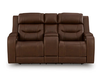 Knightington Power Reclining Loveseat with Audio Seating - Furniture 4 Less (Jacksonville, NC)