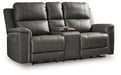 Bleckley Power Reclining Loveseat with Console - Furniture 4 Less (Jacksonville, NC)