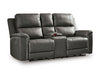 Bleckley Power Reclining Loveseat with Console - Furniture 4 Less (Jacksonville, NC)