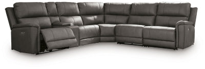 Bleckley Power Reclining Sectional - Furniture 4 Less (Jacksonville, NC)