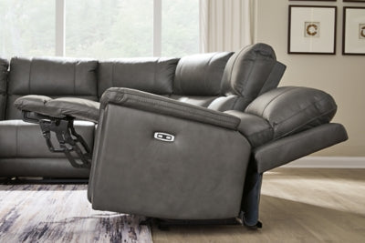 Bleckley Power Reclining Sectional - Furniture 4 Less (Jacksonville, NC)