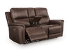 Bleckley Power Reclining Loveseat with Console - Furniture 4 Less (Jacksonville, NC)