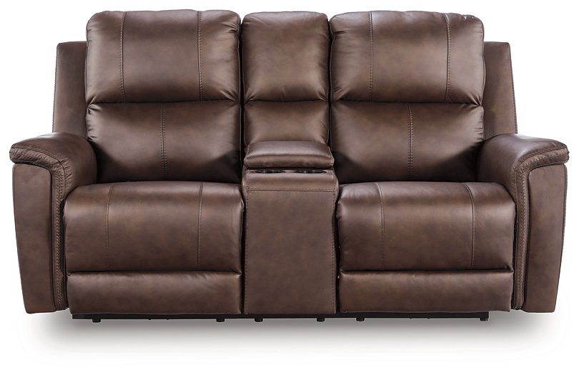 Bleckley Power Reclining Loveseat with Console - Furniture 4 Less (Jacksonville, NC)