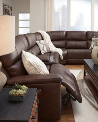 Bleckley Power Reclining Sectional - Furniture 4 Less (Jacksonville, NC)