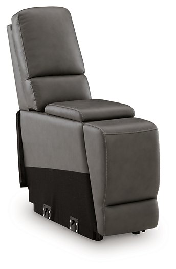 5Z - Pittson Power Reclining Sectional Loveseat with Console - Furniture 4 Less (Jacksonville, NC)