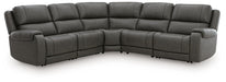 5Z - Pittson Power Reclining Sectional - Furniture 4 Less (Jacksonville, NC)