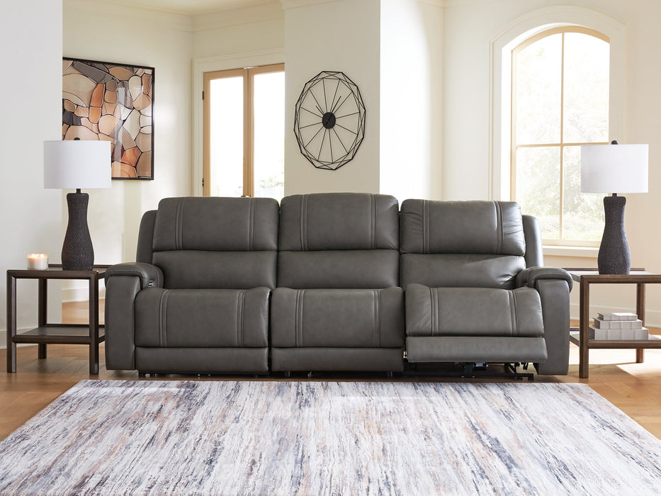 5Z - Pittson Power Sectional Reclining Sofa - Furniture 4 Less (Jacksonville, NC)