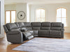 5Z - Pittson Power Reclining Sectional - Furniture 4 Less (Jacksonville, NC)