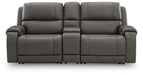 5Z - Pittson Power Reclining Sectional Loveseat with Console - Furniture 4 Less (Jacksonville, NC)