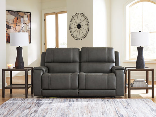 5Z - Pittson Power Reclining Sectional Loveseat - Furniture 4 Less (Jacksonville, NC)